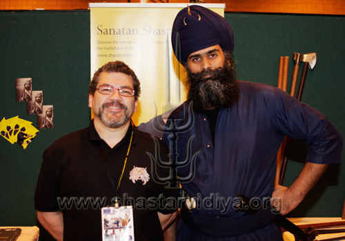 Gurdev Nidar Singh Nihang with Ninjutsu grandmaster Shihan Marc Moor