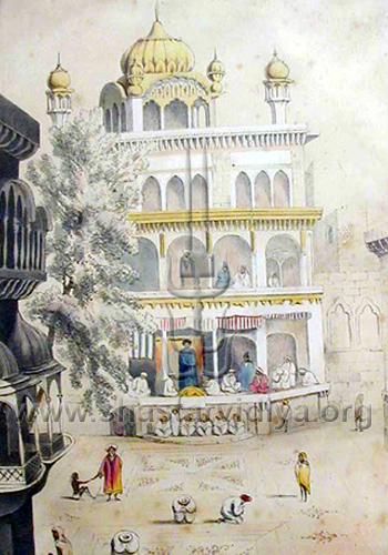 Akal Takht, circa mid 19th century, Punjab
